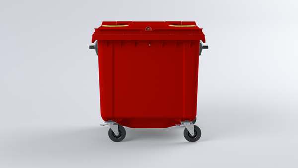 1100Ltr Secure 4Wheel Bin Console