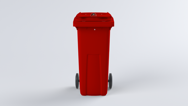 120 Ltr Secure 2 Wheel Bin Console