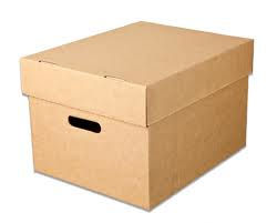 Collection Of Confidential Documents Stored In Boxes To Be Shredded