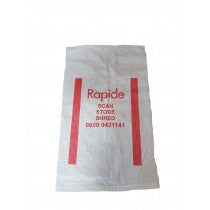 Poly Woven Shredding Sacks Pack of 25